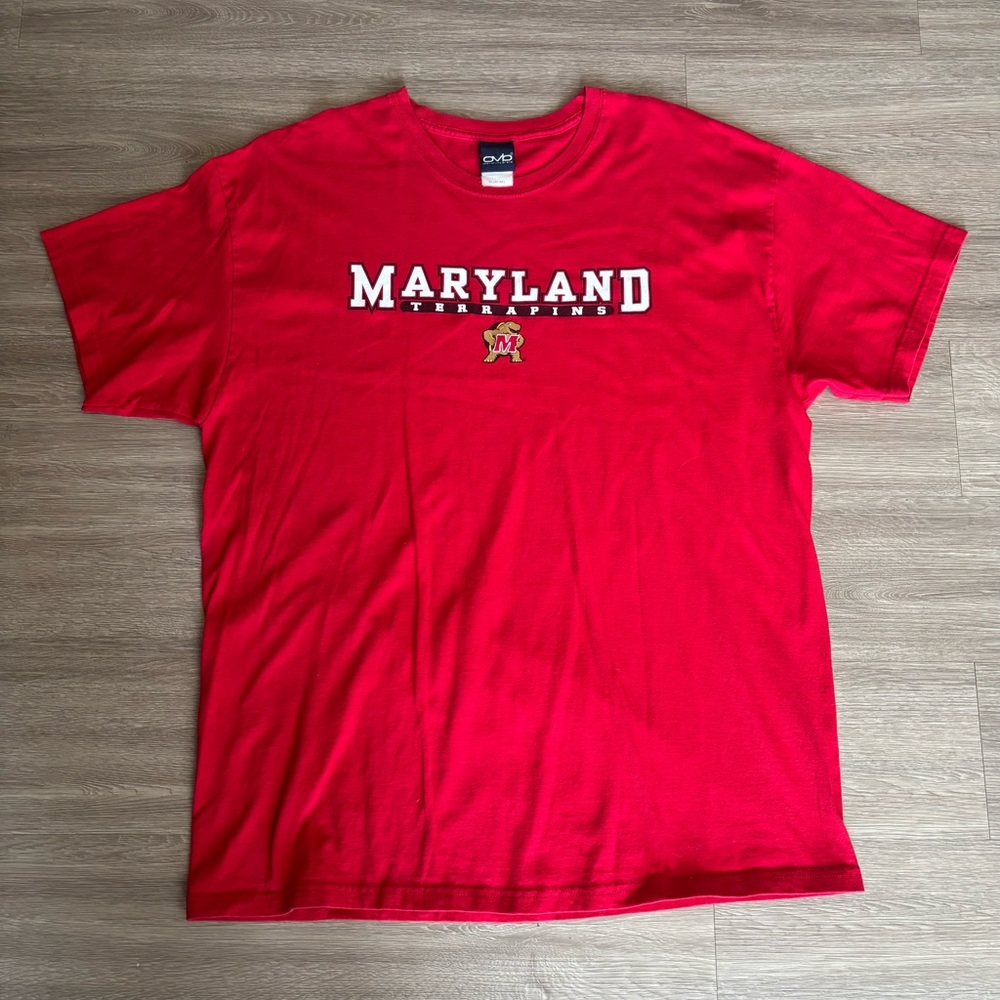 Vintage Maryland Terrapins Red T-Shirt